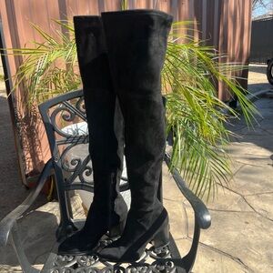Marc Fisher thigh high suede boots